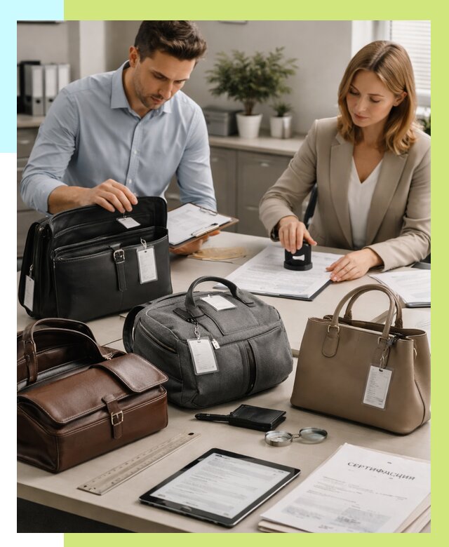 Сертификация сумок в Улане-Удэ от 7682 руб. | Алешин-Лнд