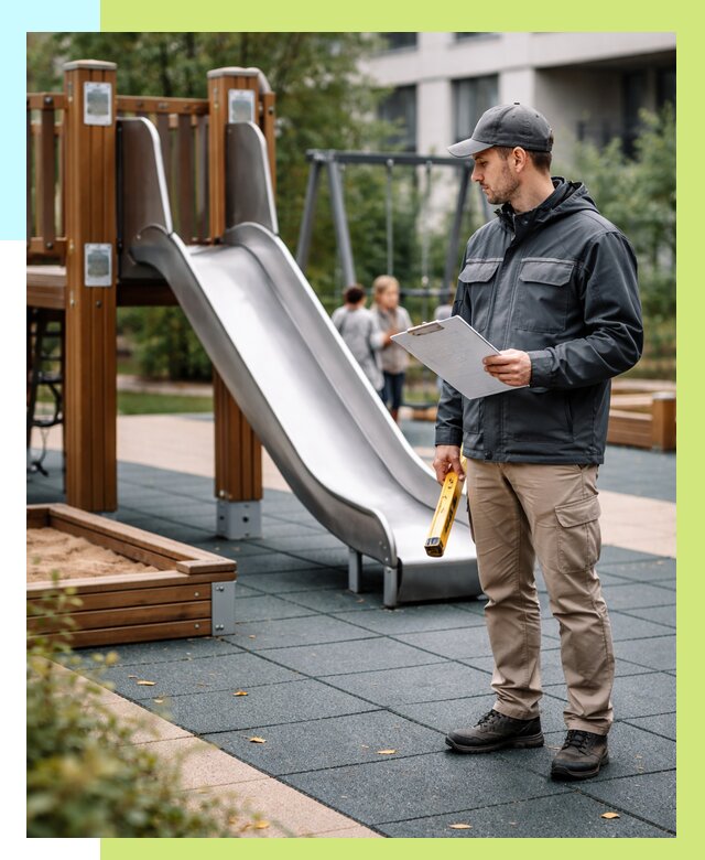 Сертификация детских площадок в Улане-Удэ от 25608 р. | Алешин-Лнд