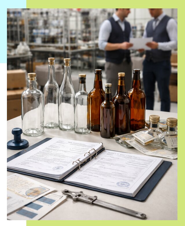 Сертификация стеклянных бутылок в Улане-Удэ от 25608 р. | Алешин-Лнд