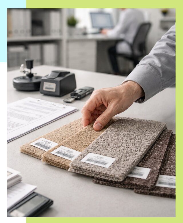 Сертификация ковролина в Улане-Удэ от 15365 р., Алешин-Лнд