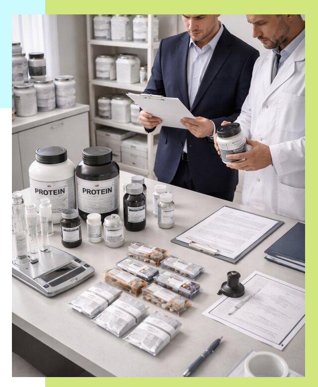 Сертификация спортивного питания в Улане-Удэ от 15365 р., Алешин-Лнд