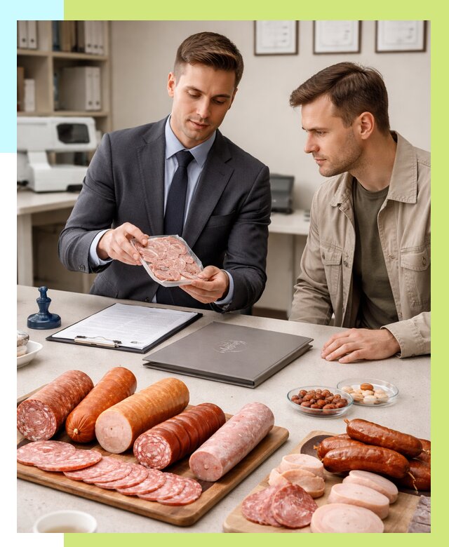 Сертификация колбасных изделий в Улане-Удэ от 7682 р. | Алешин-Лнд