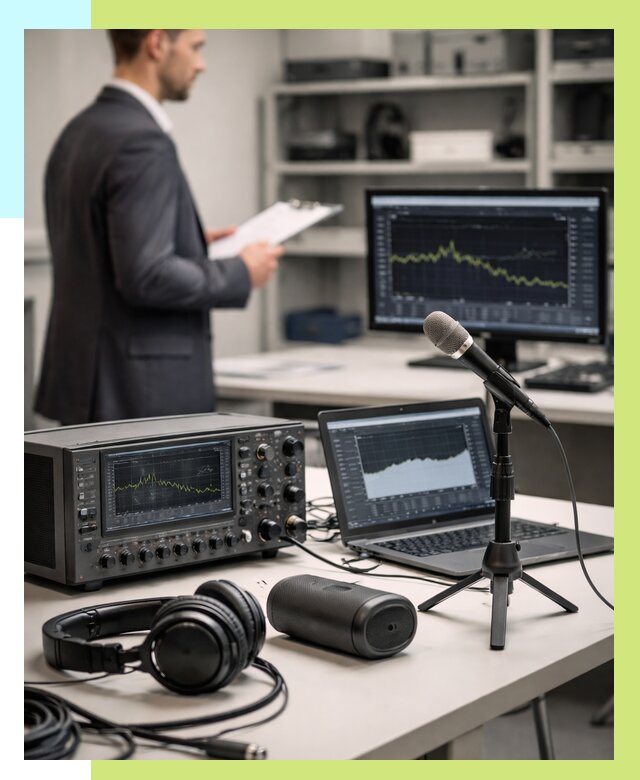 Сертификация аудиотехники в Улане-Удэ от 15365 р., Алешин-Лнд