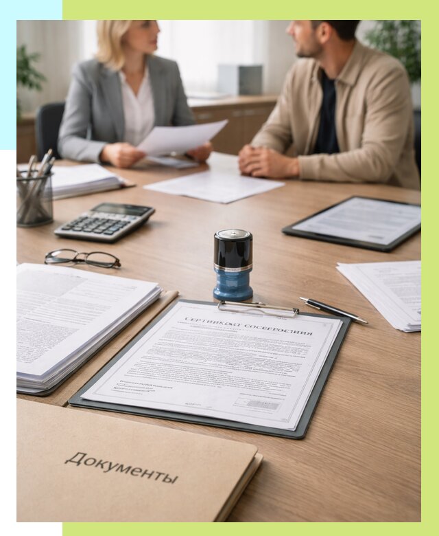 Сертификат соответствия на продукцию в Улане-Удэ от 15365 р.|Алешин-Лнд