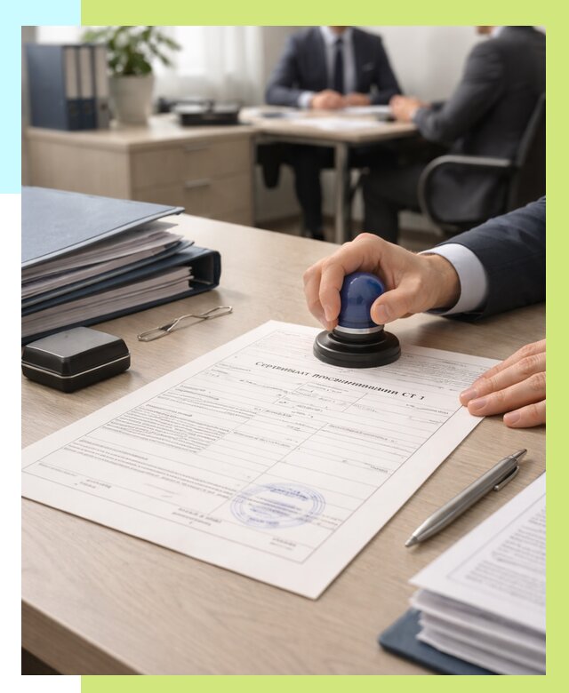 Сертификат происхождения СТ 1 в Улане-Удэ от 4609 р. | Алешин-Лнд