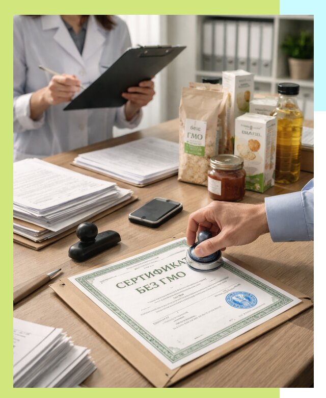 Получение сертификата Без ГМО для продукции в Улане-Удэ